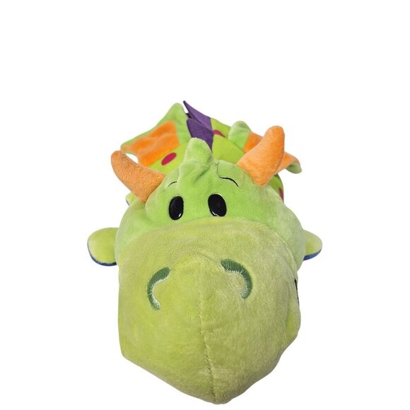 Flip a Zoo White Unicorn Green Dragon Reversible Plush 19" - Picture 7 of 11